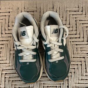 New Balance Kids' Teal and White Sneakers